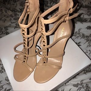 Jeweled High Heel Sandal